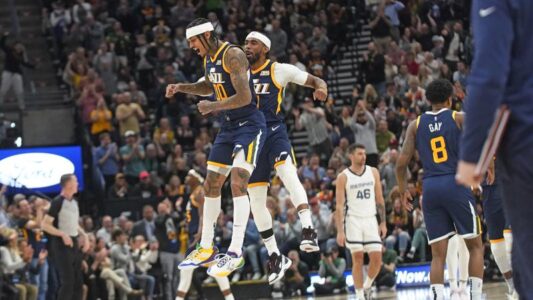 Jazz clinch playoff spot with 121-115 OT win over Grizzlies