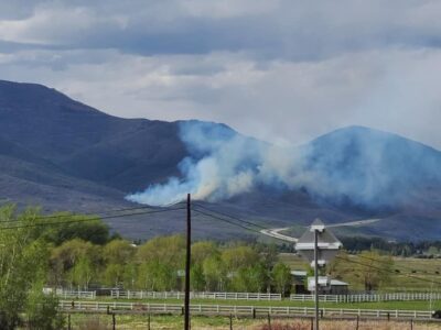 Flat Line Fire Burns In Wasatch County Sunday Afternoon