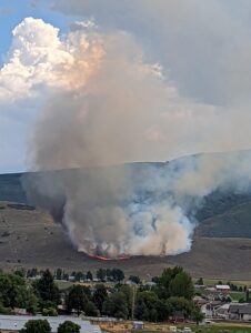 Magpie Hill Fire Strikes Near Daniel Wednesday