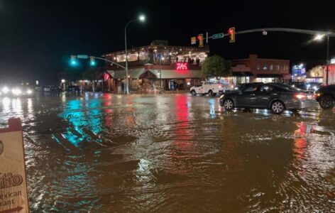 Zion hiker lost, Dallas cars submerged as floods hit US