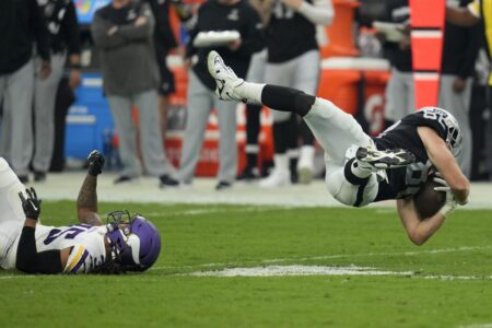 Raiders move to 2-0 in preseason with 26-20 win over Vikings