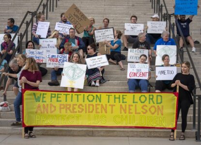 Protesters demand Utah require clergy to report sex abuse