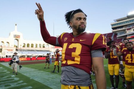 No. 10 USC at Stanford kicks off Pac-12 football season