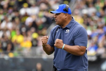 Sitake’s positive approach has No. 19 BYU on the rise