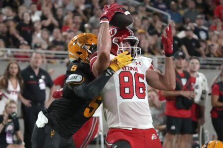 Rising throws two TDs, No. 13 Utah beats Arizona State 34-13
