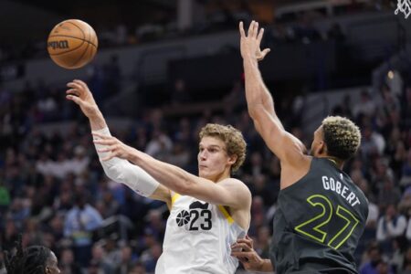 Jazz rally to beat Wolves 132-126 in OT reunion with Gobert
