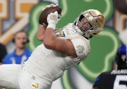 Notre Dame takes down No. 16 BYU 28-20 in Las Vegas