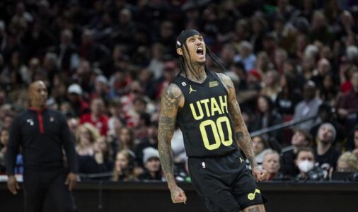 Jazz beat Blazers 118-113 to take Western Conference lead