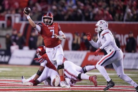 Jackson, No. 12 Utah run past Arizona in 45-20 win