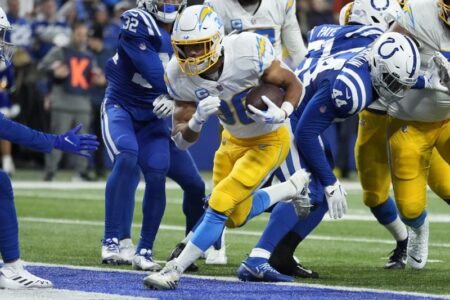 Chargers reach playoffs, beat Foles, overmatched Colts 20-3