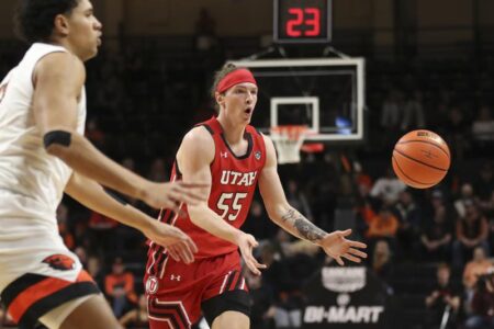 Utah leads wire-to-wire in 63-44 win over Oregon State