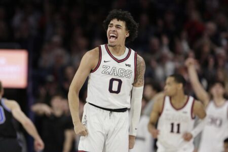 Strawther, Timme rally No. 16 Gonzaga to 88-81 win over BYU