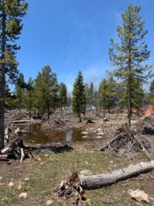 Heber-Kamas Ranger District Conducts Controlled Burn Wednesday