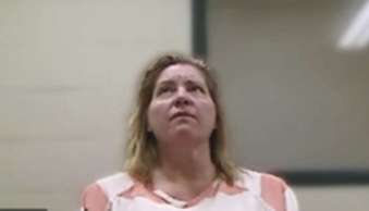 FILE - In this image made from video provided by the Utah State Courts,  Jodi Hildebrandt is seen during a virtual court appearance Friday, Sept. 8, 2023, in St. George, Utah. Hildebrandt and Ruby Franke were charged with six felony counts of aggravated child abuse after their arrests on Aug. 30 at Hildebrandt's house in the southern Utah city of Ivins. Hildebrandt, a licensed mental health counselor, has agreed not to see patients until the allegations can be addressed by state licensing officials, the Department of Commerce said on Tuesday, Sept. 19. (Utah State Courts via AP, File)