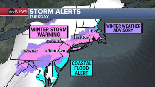 Winter storm live updates: Over 1,400 flights canceled as storm slams Northeast