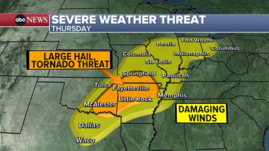 National Weather Service issues tornado watch for several Kansas counties