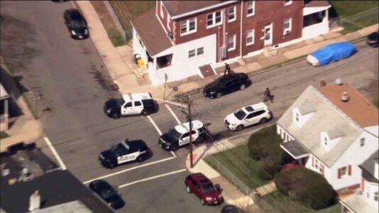 Suspect in fatal shootings in Philadelphia suburb barricaded in New Jersey residence with hostages: Police