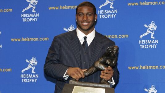 Former college and NFL star Reggie Bush’s 2005 Heisman Trophy reinstated