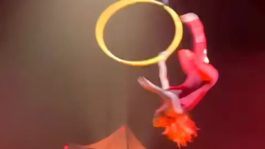 Cirque du Soleil performer recovering after falling from hoop during Oregon show
