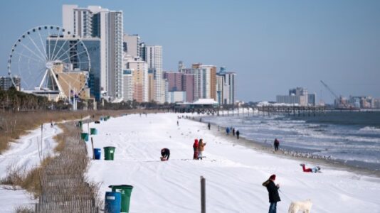 At least 11 dead after record-breaking snowstorm swept across the South