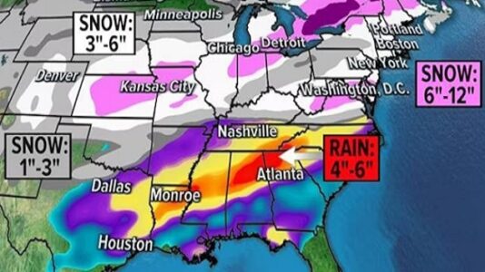 Major storm in Eastern US brings severe flash floods