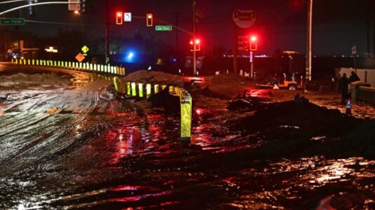 Firefighter swept into ocean in debris flow as heavy rain pounds Los Angeles