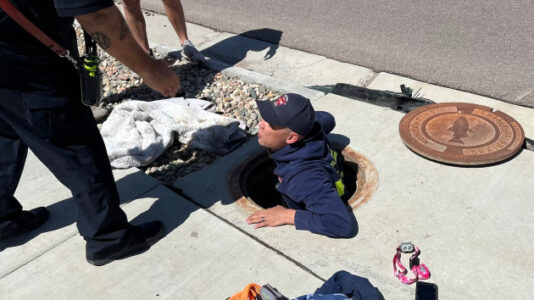 3 children, 2 dogs rescued from storm drainage system in Colorado, officials say