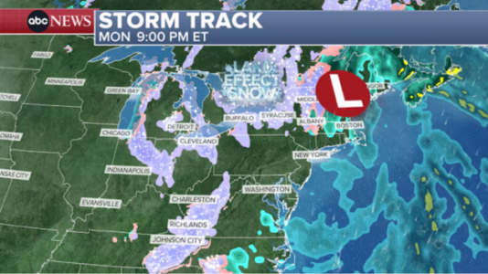Midwest, parts of northern New England could see 1st snow of the season