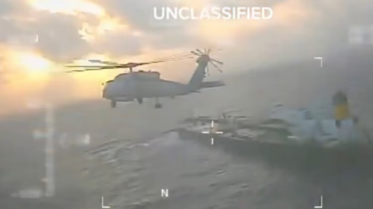 Trump says US still actively pursuing oil tanker linked to Venezuela that fled from Coast Guard