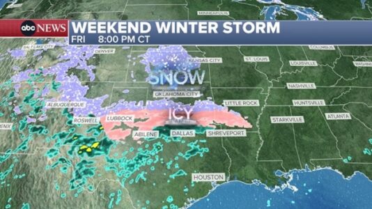 Tracking the winter storm: Dangerous ice to paralyze the South, snow heading to Northeast
