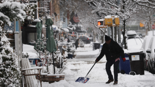 Snow, bitter cold temperatures ring in 2026 in the Northeast while Southern California under flood threat