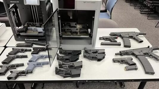 Over 2 dozen 3D printed ghost guns seized from teen’s bedroom: DA