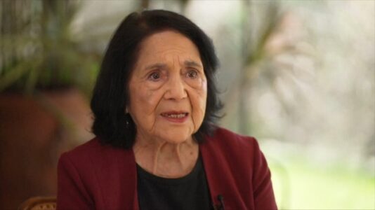 ‘It was very hard to keep this’: Dolores Huerta speaks out about alleged abuse by Cesar Chavez