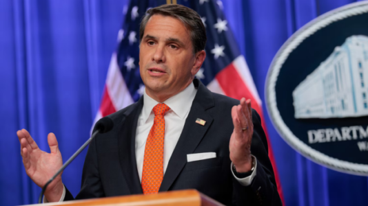 Todd Blanche, in 1st appearance as acting AG, shrugs off suggestion Trump will ‘pressure’ him to target opponents